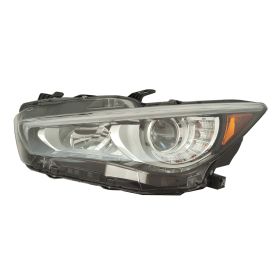 2018-2019 Infiniti Q50 Sedan Head Lamp Driver Side Led W/O Adaptive HQ - OEM# 260606HH7A - IN2502179-3
