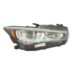 2018-2019 Infiniti Q50 Sedan Head Lamp Passenger Side Led HQ - OEM# 260106HH7A - IN2503179-3