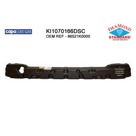 2020-2021 KIA Soul Front Bumper Impact Absorber - CAPA Certified ® - KI1070166C