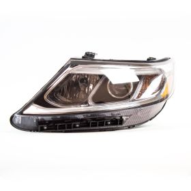 2014-2015 Kia Sorento Head Lamp Driver Side Halogen W/O Led ACcent W/Auto Lx Model HQ - OEM# 921011U500 - KI2502164-3