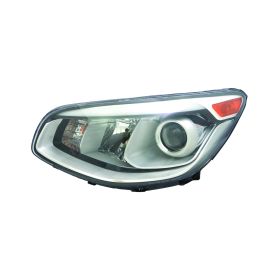 2014-2016 Kia Soul Head Lamp Driver Side Halogen Projection Type W/O Auto HQ - OEM# 92101B2050 - KI2502168-3