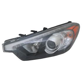 2014-2016 Kia Forte- Hatchback Headlamp Assembly, Lh (Driver Side)- Halogen- W/ Led Position Lamps To 10/17/14 - KI2502171-2