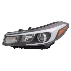 KIA Forte5 (5-door Hback) 2017-2018 Driver Side Halogen Headlight Assembly - KI2502205C - OEM - 92101A7700
