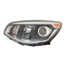 2017-2019 Kia Soul Head Lamp Driver Side Halogen Projector Type W/Led ACcent W/O Leveling HQ - OEM# 92101B2750 - KI2502223-3
