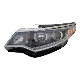 2018-2018 KIA OPTIMA (2014-) Driver Side Halogen Headlight Assembly - KI2502225 OEM# 92101D5040