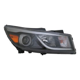 2015-2018 KIA Sedona Passenger Side Halogen Headlight Assembly - CAPA Certified ®