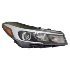 2017-2018 Kia Forte Head Lamp Passenger Side Halogen W/O Led HQ - OEM# 92102B0700 - KI2503201-3