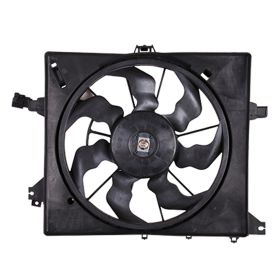 2014-2016 Kia Forte Koup (Coupe) Radiator Fan Assembly 1.6L - OEM# 25350A7000-PFM - KI3115139-3