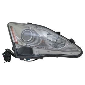 2009-2010 Lexus Is250 Sedan Head Lamp Passenger Side Halogen W/O Auto Leveling HQ - OEM# 8113053400 - LX2519125-3