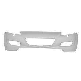 2004-2008 Mazda Rx8 Bumper Front W/H/Lp Wash Hole Primed - MA1000191-3