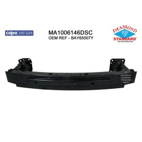 2007-2009 Mazda 3- Hatchback Front Bumper Rebar- Steel - MA1006146-2