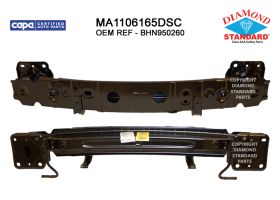 2014-2018 Mazda 3 - Rear Bumper Impact Bar - MA1106165