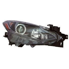 2014-2016 Mazda Mazda 3 Head Lamp Passenger Side Halogen HQ - OEM# BPW1510K0 - MA2503144-3