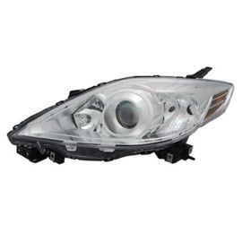 2008-2010 Mazda Mazda 5 Head Lamp Driver Side Halogen W/Chrome Bezel HQ - OEM# CE50510L0C - MA2518124-3