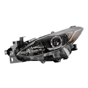 Mazda 3 2014-2016 Driver Side Halogen Headlight Lens And Housing - MA2518168OEM