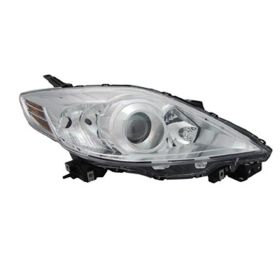 2008-2010 Mazda Mazda 5 Head Lamp Passenger Side Halogen W/Chrome Bezel HQ - OEM# CE50510K0C - MA2519124-3