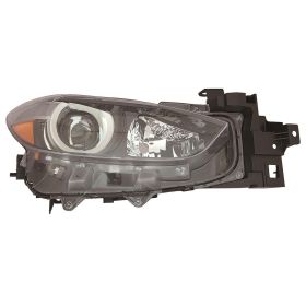 2017-2018 Mazda Mazda 3 Head Lamp Passenger Side Halogen Mexico Built HQ - OEM# BABF510K0D - MA2519175-3