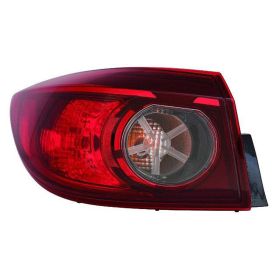 2014-2018 Mazda Mazda 3 Tail Lamp Driver Side Sedan Bulb Type Mexico Build HQ - OEM# BJT151160A - MA2804123-3