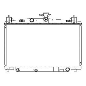 2011-2014 Mazda 2 Radiator - MA3010231-2
