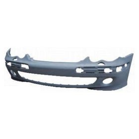 2005-2007 Mercedes C230 Bumper Front Primed-Gray W/Head Lamp Washer Hole W/Classic Elegance Pkg W/Avant Garde W/O Amg Styling Sedan/Wgn - MB1000209-3