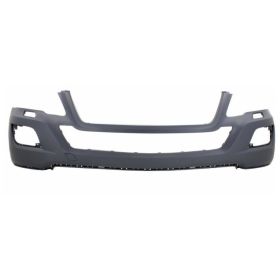 2009-2011 Mercedes Ml350 Bumper Front Primed W/O Sensor W/H L Washer Hole W/O Sport Pkg - OEM# 1648803140 - MB1000291-3