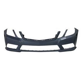 2010-2013 Mercedes E350 Bumper Front Primed W/O Sensor W/O H L Washer Hole W/Amg Sport Pkg Sedan - OEM# 2128802440 - MB1000302-3