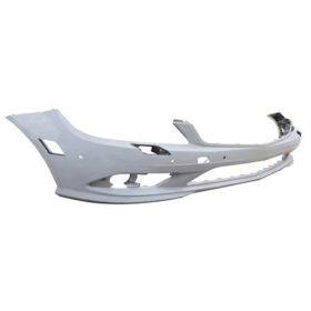 2008-2009 Mercedes C230 Bumper Front Primed W/Washer/Amg W/O Led Doorive Lamp/Park Assist Holes - OEM# 2048857825 - MB1000343-3