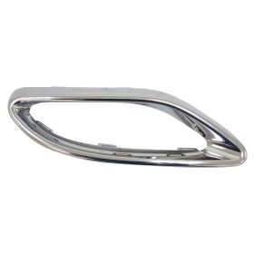 Mercedes A220 2019 Rear Passenger Side Bumper Cover Exhaust Pipe Hole Trim - MB1139107