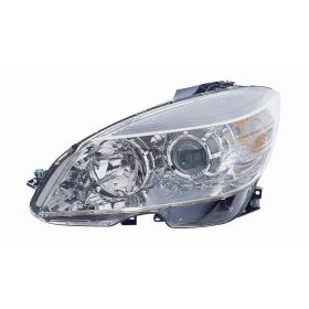 2008-2009 Mercedes C230 Head Lamp Driver Side W/Chrome Ring Frontom 09/02/2007 HQ - OEM# 2048208761 - MB2502163-3