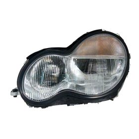 Mercedes C230 2003-2004 Passenger Side Halogen Head Light Assembly - MB2503118