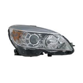 2008-2009 Mercedes C230 Head Lamp Passenger Side W/Chrome Ring Frontom 09/02/2007 HQ - OEM# 2048208861 - MB2503163-3
