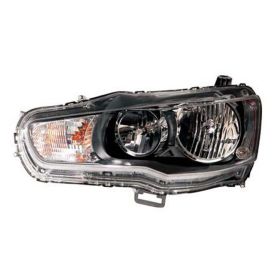 2009-2015 Mitsubishi Lancer Evolution Head Lamp Driver Side Halogen Frontom Nov 02 2008 HQ - OEM# 8301B861 - MI2502158-3