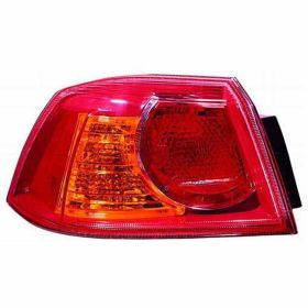 2008 Mitsubishi Lancer Evolution Tail Lamp Driver Side Red Bezel HQ - OEM# 8330A107 - MI2804100-3