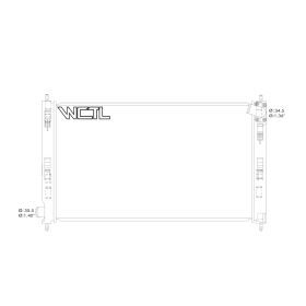 2008-2015 Mitsubishi Lancer Radiator - MI3010214-2