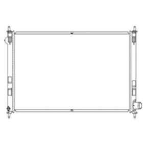 2013-2015 Mitsubishi Rvr / Outlander Sport Radiator- 2.0L /2.4L, From  Jan,2013 To 2015 Only - MI3010220-2