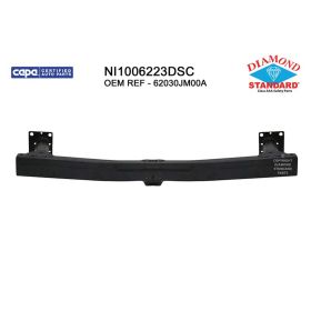 2014-2015 Nissan Rogue Select Front Bumper Rebar- Steel - NI1006223-2