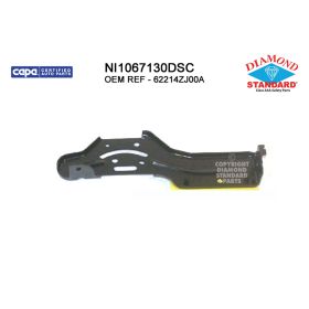 2005-2007 Nissan Armada (2005-) Bumper Stay Front Passenger Side Steel Exclude Xe - OEM# 62214ZJ00A - NI1067130-3