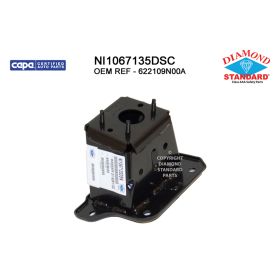 2009-2014 Nissan Maxima Front Bumper Mounting Stay  Rh (Passenger Side)- Steel - NI1067135-2