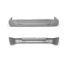 1998-2004 Nissan Pathfinder Bumper Rear Primed Wo/Spare Tire - OEM# H50222W140 - NI1100216-3