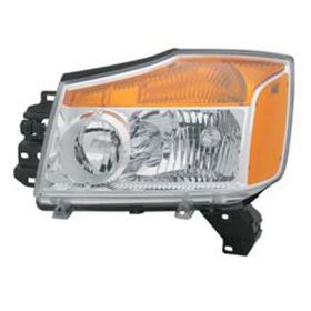 2008-2015 Nissan Titan Pickup Head Lamp Driver Side HQ - OEM# 260609FD0A - NI2502168-3