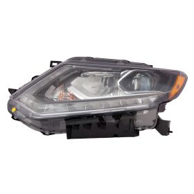 2014-2016 Nissan Rogue Head Lamp Driver Side Led W/Led Doorl HQ - OEM# 260604BA5A - NI2502228-3