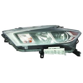 2016-2018 Nissan Maxima Head Lamp Driver Side Halogen S/Sv/Sl  HQ - OEM# 260604RF9B - NI2502235-3