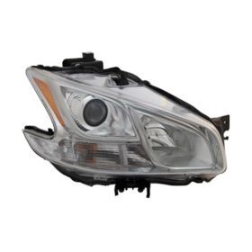 2009-2014 Nissan Maxima Head Lamp Passenger Side Xenon Exclude 11-13 Sport Pkg HQ - OEM# 260109N01A - NI2503186-3