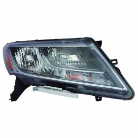 2013-2016 Nissan Pathfinder Head Lamp Passenger Side Halogen Chrome Bezel HQ - OEM# 260103KA0B - NI2503221-3