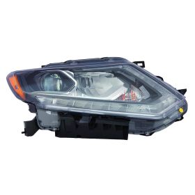 2014-2016 Nissan Rogue Head Lamp Passenger Side Led W/Led Doorl HQ - OEM# 260104BA5A - NI2503228-3