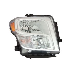 Nissan Titan Pickup 2017-2019 Passenger Side Halogen Headlight Assembly - NI2503250