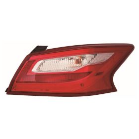 2017-2018 Nissan Altima Tail Lamp Passenger Side Sr Model W/Dark Red Bezel HQ - OEM# 265509HS1A - NI2805111-3