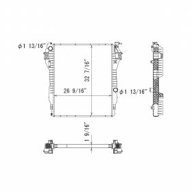 Dodge Pickup-ram-2500 2010 Radiator - RAD13296