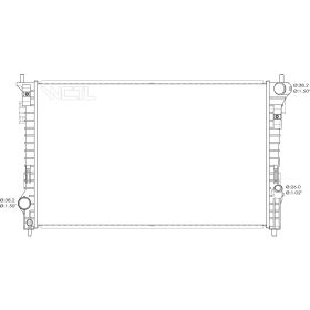 Lincoln MKX 2007-2014 Radiator - RAD2936