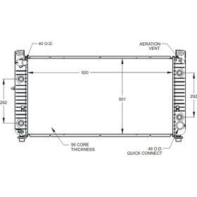 Chevrolet Avalanche 2003-2007 Radiator - RAD2947